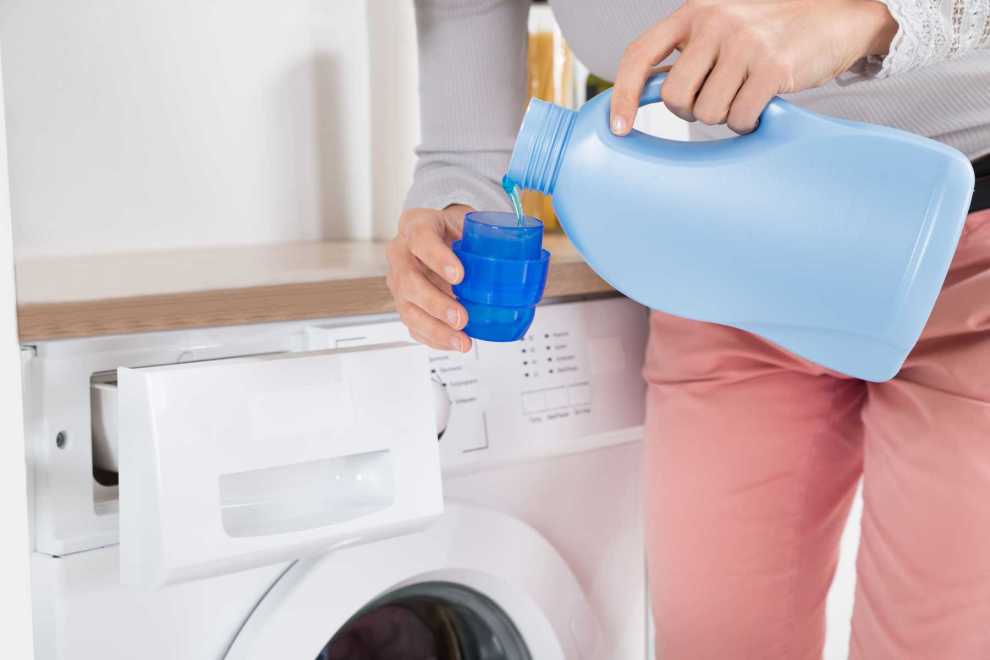 Sử dụng nước xả vải khi giặt
