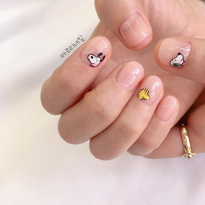 Những mẫu nail Tết đẹp giúp bàn tay thêm xinh xắn, ‘chanh sả’ 47